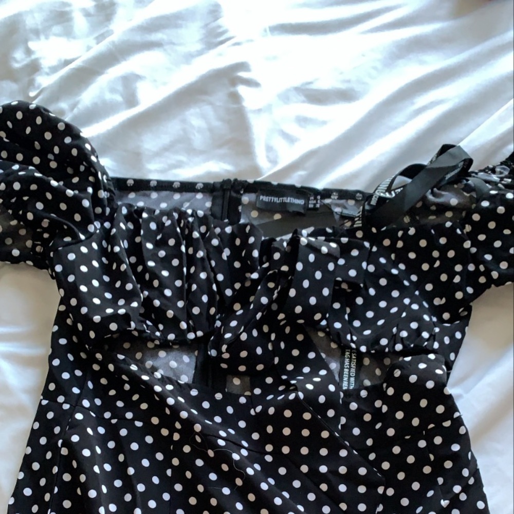 Summer polka dot dress